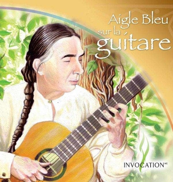 CD Aigle Bleu sur la guitare